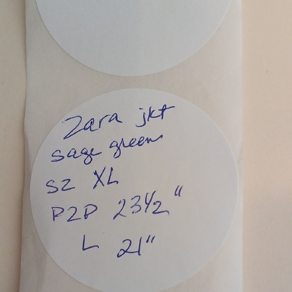 Zara Women's Khaki Utility Jacket Size XL - Picture 9 of 9